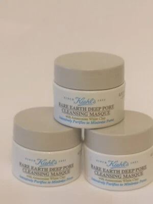 Kiehl’s Rare Earth Deep Pore Cleansing Masque Face Mask, 3*14 ml - Image 1 of 4