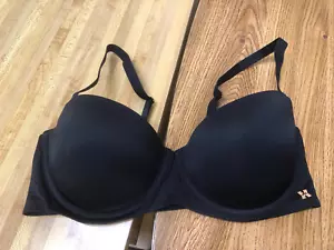 Reggiseno Savage X Fenty By Rhianna 36DD nero leggermente imbottito ferretto nuovo senza etichette - Foto 1 di 5