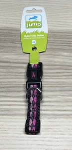 Jump Nylon Clip Dog Collar 7"-9" XSmall Adjustable Neck Collar Multi Color - Picture 1 of 3