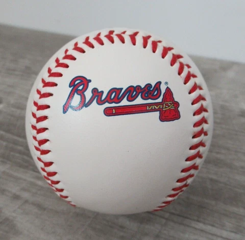 Atlanta Braves Vtg Rawlings Baseball 1997 N.L. Souvenir Logo Ball Vinyl Cover Cover