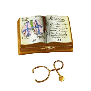 NEW ROCHARD Book Of Medicine Limoges Box AUTHORIZED DEALER - Picture 1 of 2