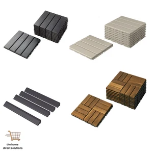 IKEA RUNNEN Decking Tiles & Edging strip for Outdoor Space Outdoor Floor Decking - Picture 1 of 23