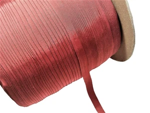 Dark Orange Binding Tape Burnt Sienna Ribbon 3/8 inch wide x 10 yards B13 - Picture 1 of 4