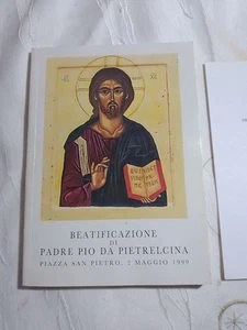 Padre Pio Beatificazione 2maggio 1999 Cn Invito Numerato - Imagen 1 de 5