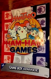 Raro poster giochi Nintendo GBA Hamtaro Ham-Ham 2004 22x28", mai usato - Foto 1 di 3