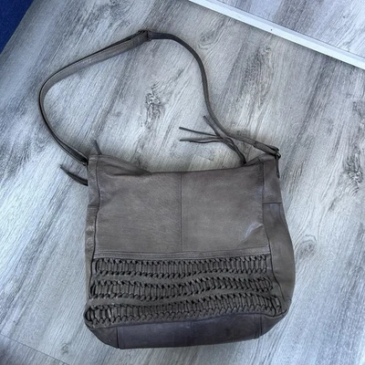 Anthropologie Day And Mood Palika Hobo Bag Women’s Boho Purse Woven Leather - Image 1 of 4