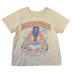 Zoe + Liv Nashville Music City Maglietta Grafica Donna XL Western Cowgirl Rodeo - Foto 1 di 6