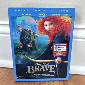 BRAVE Disney Pixar DVD + BLU-RAY NEW SEALED Collectors Edition 3 Disc Combo - Bild 1 von 3