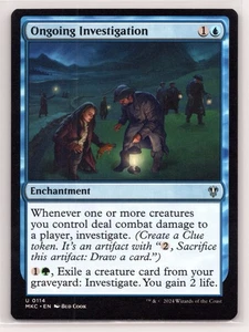 Magic the Gathering Ongoing Investigation U Commander: Murders at Karlov Manor - Picture 1 of 2