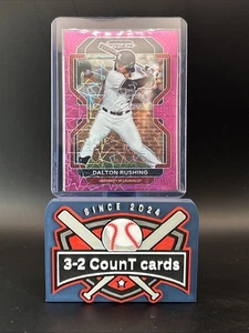 2022 Panini Prizm Draft Picks - Dalton Rushing #PDP40 Neon Pink Velocity... - Picture 1 of 2