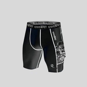 ADULT PRO COMPRESSION SHORT BLACK - Picture 1 of 10