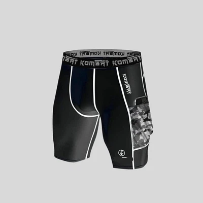 ADULT PRO COMPRESSION SHORT BLACK - Image 1 of 4