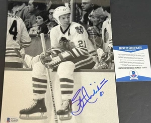 Stan Mikita Chicago Blackhawks Autographed Signed 8x10 Beckett COA . - Picture 1 of 1