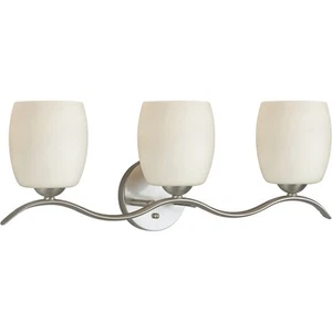 Forte Lighting 5135-03-55 Maria Bathroom Vanity Light Brushed Nickel - Picture 1 of 1
