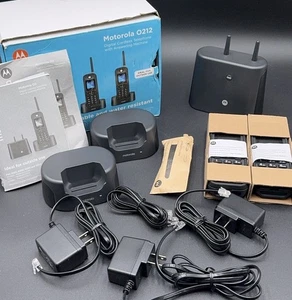 Motorola O212 set telefono digitale a lungo raggio cordless casa con risposta NUOVO - Foto 1 di 10