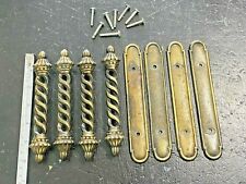 Vintage Cast Metal Drawer Pull Handles Lot of 4 Vintage HEAVY 1043 Japan 6 1/8"