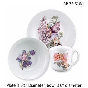 Set da pranzo in porcellana fate dei fiori porcellana Reutter - Foto 1 di 1