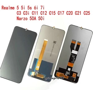 LCD Display Touch Screen Assembly For OPPO Realme 5 6i 7i C11 C3 C12 C15 C17 … - Zdjęcie 1 z 16