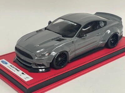 1/18 GT Spirit Ford Mustang Liberty Walk LB en gris GT264 en cuero AB120 Foto 1 de 4