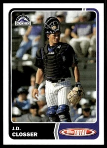 2003 Topps Total J.D. Closser Colorado Rockies #112 - Picture 1 of 2