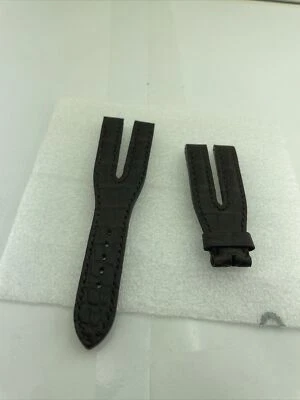 Nueva correa de cuero Roger Dubuis marrón 22 mm auténtica Foto 1 de 4