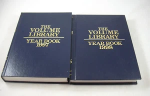 The Volume Library Year Book 1997 1998 LOT Historical Events Homeschool - Picture 1 of 7