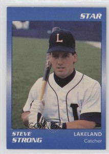 1989 Star Lakeland Tigers Blue Steve Strong #22