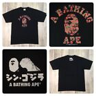 BAPE × Shin Godzilla 4-store limited college logo T-shirt A Bathing Ape Size XL