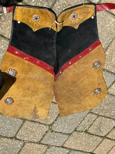 Vintage Kids Chaps Texas Ranger Ranch - Picture 1 of 3