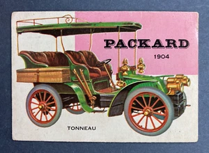 1954 Topps World on Wheels #124 PACKARD Tonneau 1904 - Picture 1 of 2