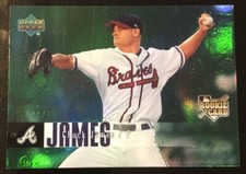 2006 Upper Deck FX #50 CHUCK JAMES Rookie SP #d 34/99! BRAVES