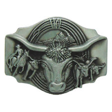 Bull Head Belt Buckle for Men Long Horn Bull Rodeo Texas Cowboy Western buckles