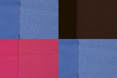 Softshell Fleece uni melange  Meterware Winddicht blau rosa braun  - Bild 1 von 4
