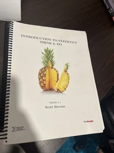 Introduction To Statistics Think And Do Textbook - Picture 1 of 3