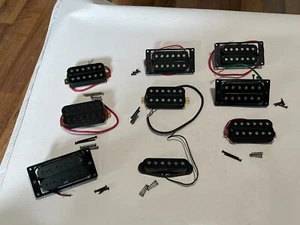 Lot of 9 Ibanez RG & S Series Humbucker & Single Coil Guitar Pickups - Picture 1 of 10