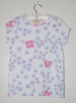NWT The Beaufort Bonnet Co. Girls Blue Brentwood Blooms Plain Jayne Play Shirt 8 - Image 1 of 4