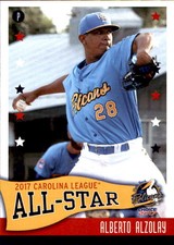 2017 Carolina League All-Stars Choice #42 Adbert Alzolay Venezuela Baseball Card