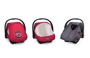 USC Gamecocks NCAA Cozy Cover Combo Pack Sun/Bug & Lightweight Car Seat Covers