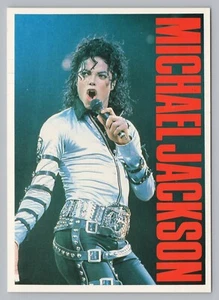 Michael Jackson Live Bad Tour, Vintage Postcard 4x6 "Mini Poster" B6 - Picture 1 of 2