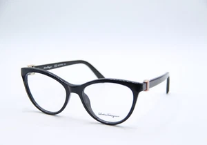 NEW SALVATORE FERRAGAMO SF2761 001 BLACK PINK AUTHENTIC EYEGLASSES 52-17 - Picture 1 of 4