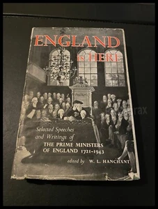 England Is Here Speeches & Writings of English Prime Ministers (Hardback 1943) - Imagen 1 de 10