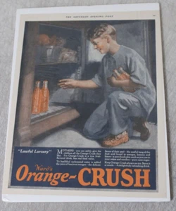 Ward's Orange Crush evening post ad - Picture 1 of 7