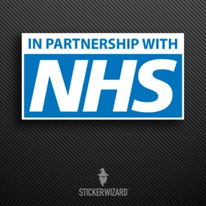 In partnership with NHS Sticker | Car | Key Worker - Picture 1 of 1