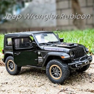 Jeeps Wrangler Rubicon Large Size 1:18 Alloy Car Model Diecasts Metal Off-Road - Picture 1 of 18