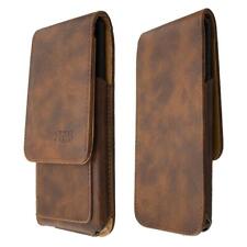caseroxx Flap Pouch for LG G3 in brown made of real leather