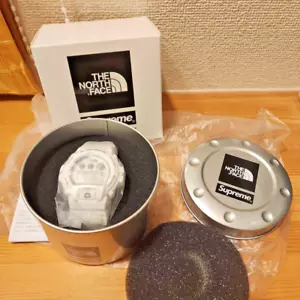 Supreme The North Face G-SHOCK Watch White  2022 FW Collaboration from Japan - Picture 1 of 2