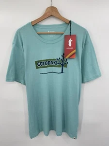 NUOVA T-shirt Cotopaxi uomo XL manica corta ciao deserto grafica vetro mare - Foto 1 di 6