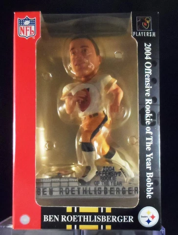 Ben Roethlisberger Steelers 2004 Offensive Rookie of the Year Bobblehead REDUCED Cover