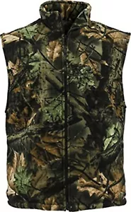 TrailCrest Chambliss Fleece Camouflage Full Zip Warm Hunting Vest - Picture 1 of 1