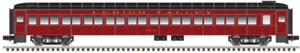 Entrenador Atlas escala O Pullman Bradley (2 rieles) Lehigh Valley (rojo/negro) #1511 - Imagen 1 de 1